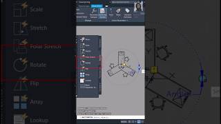 Rotate in Block Editor In Autocad #shorts