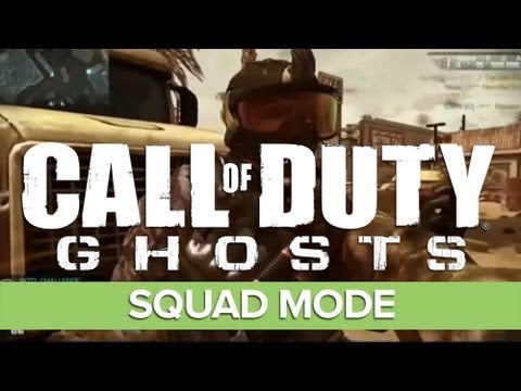 コール オブ デューティ ゴースト マルチプレイヤー ゲームプレイ: スクワッドモード、6人協力スクワッドアサルト
