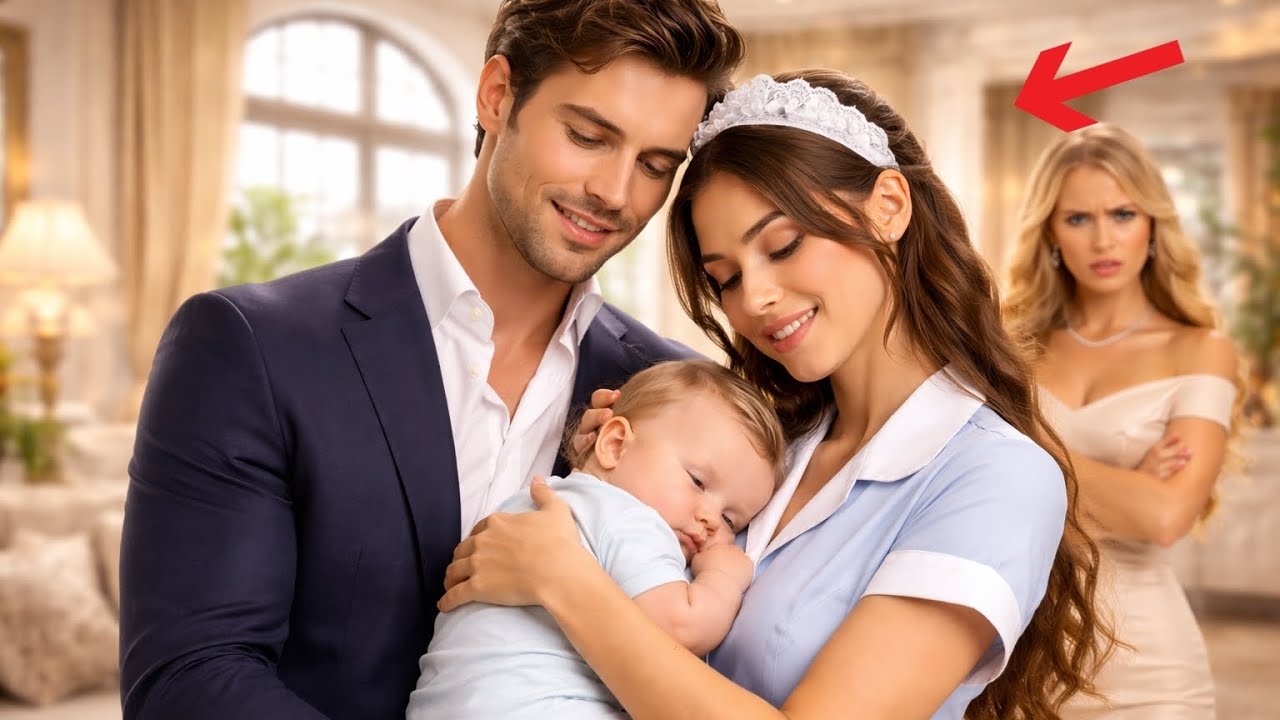 EL BEBÉ MILLONARIO SOLO DEJÓ DE LLORAR EN LOS BRAZOS DE LA LIMPIADORA… COMO SI FUERA SU MADRE