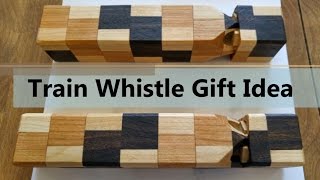 This Wooden Train Whistle could make a nice gift idea for kids. I made these with a different spin on how they are usually made ...