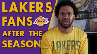 Lakers Fans After the Season