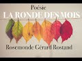 Posie  la ronde des mois  rosemonde grard rostand  french poem