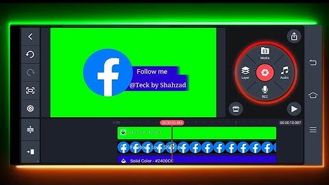 How to Make Facebook Follow Animation Button in Kinemaster |FB Follow Aninmation Button kaisa banaya