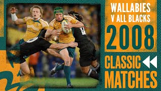 Wallabies vs All Blacks | 2008 - Game 1 | Classic Matches