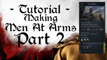 PART 2 Creating Men At Arms in CK3 Modding Tutorial [1.15 & 1.16]