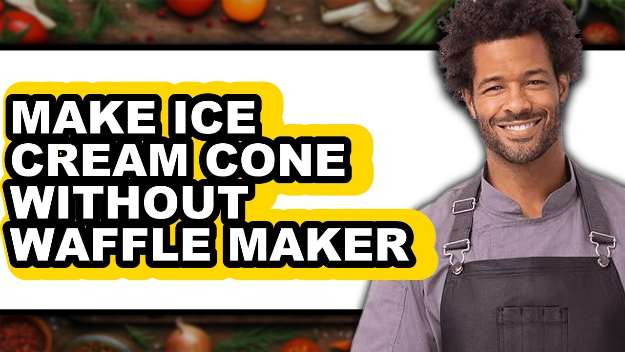 How To Make Ice Cream Cone Without Waffle Maker - Step By Step