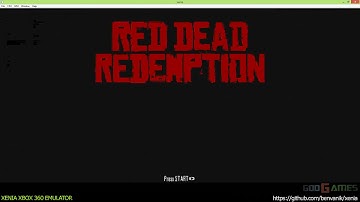 Xenia Xbox 360 Emulator - Red Dead Redemption Intro!