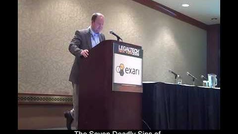 Exari Boston presents: The Seven Deadly Sins of Contract Drafting