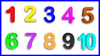 123 Numbers | 1 To 10 Counting for Preschool | 1234 Number Names | 12345 Number Learning Kids Video