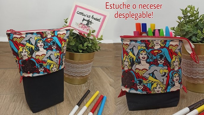 DIY Stand-Up Pencil Case  Step-by-Step Tutorial👍 Crafting Your Own Fabric  Pencil Case [sewingtimes] 