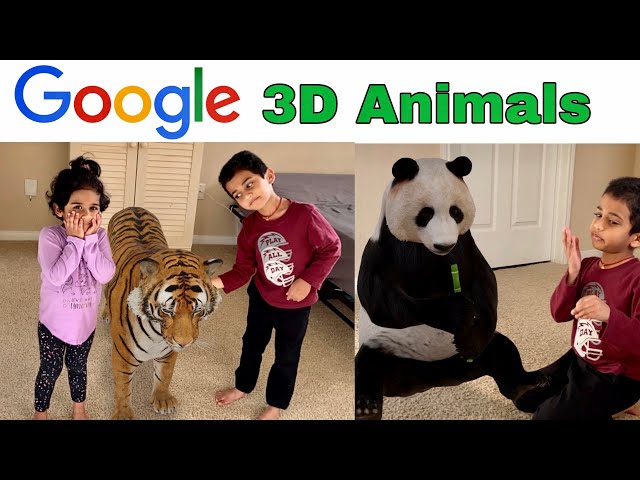 Kids getting bored? They're going to love Google's new 3D animal