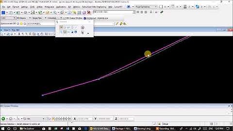Horizontal Design of Road in Autocad and Importing that into MX Roads.