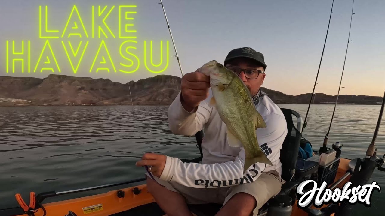 BASS FISHING LAKE HAVASU EVENING BITE
