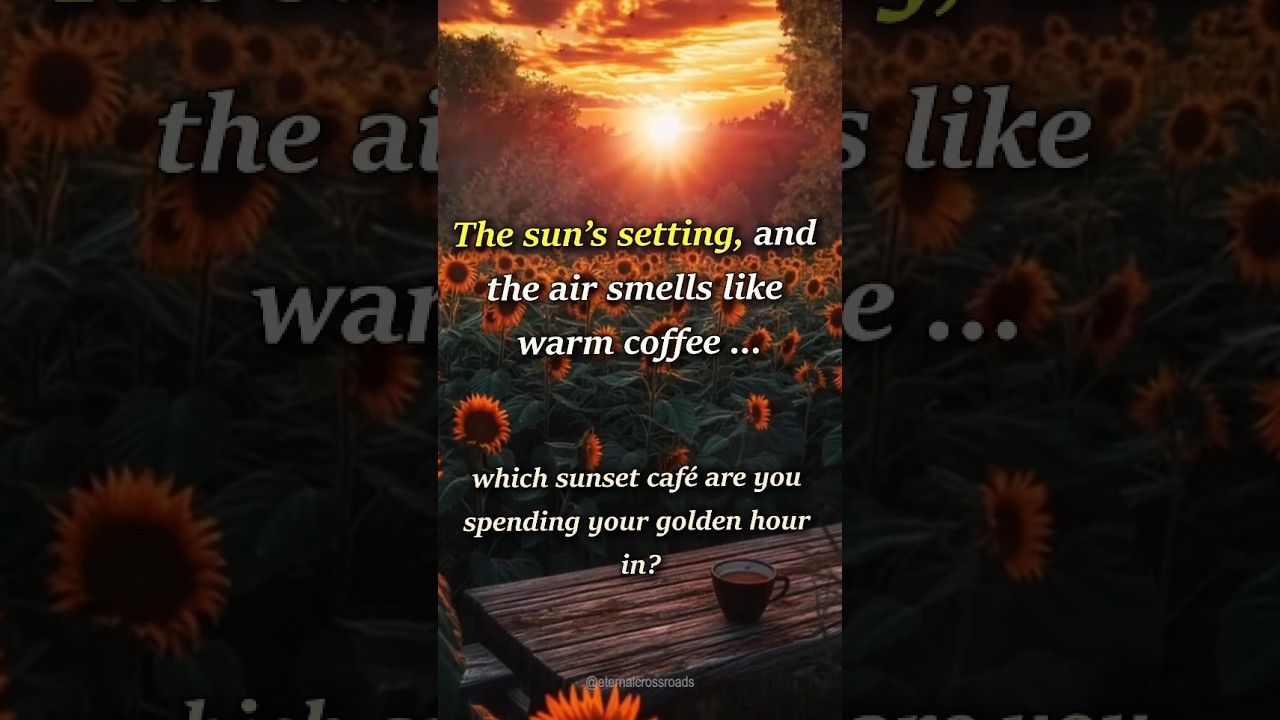 Where are you spending your golden hour ✨... 