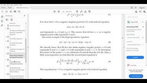 the point at infinity example S1 MSc mathematics ODE module 2