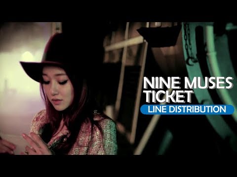 Nine Muses - Ticket (Line Distribution)