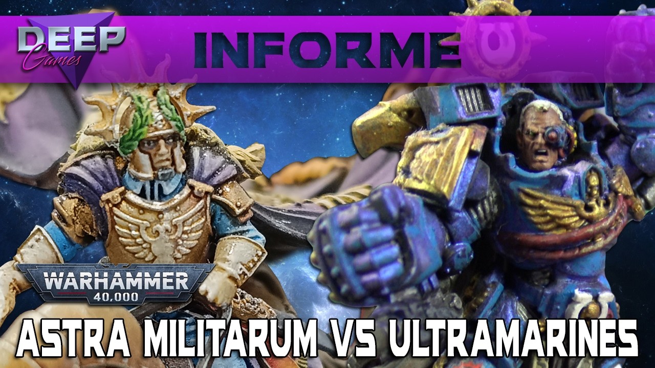ASTRA MILITARUM vs ULTRAMARINES | Informe de Batalla Warhammer 40.000