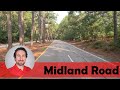 Driving Midland Road (NC2) from Southern Pines to Pinehurst, North Carolina