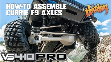 F9 Currie Axle Assembly - VS4-10 Pro - Vanquish Products