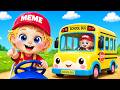 As Rodas do Ônibus! 🚌 Canção do Ônibus Escolar | MeMe em Português - Canções Infantis