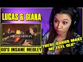 00&#39;s insane medley ft. Giana | FIRST TIME REACTION ( All millennials are feeling this )