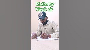 #youtubeshorts maths by Vivek sir for competitive exams best solution discussion tricks #maths