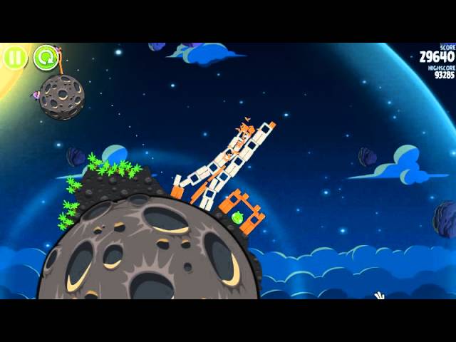 Angry Birds Space Pig Bang Level 21 class=