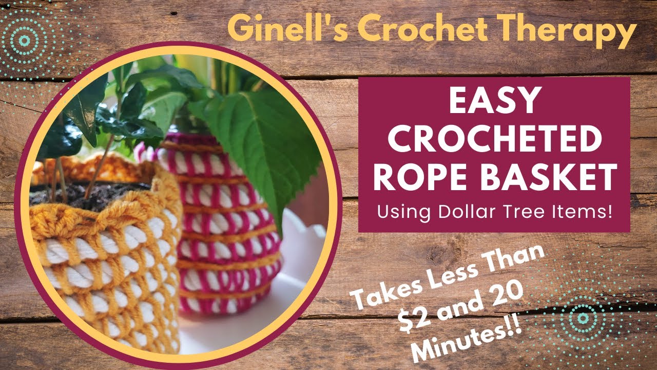 How to Crochet: Crochet Cord Nesting Bowls (Right Handed) 