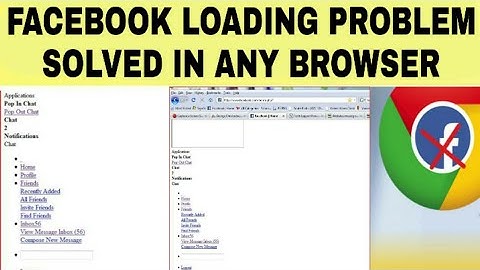 Facebook Loading Problem in Chrome | Easy Tutorial