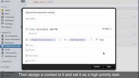 Doit.im for Mac: How to Convert a Task to a Project and Organize Tasks under it