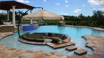 Negative Edge Swimming Pool Idea Gallery - VizX Design Studios - (331) 213-9866