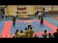 Joris van den berg vs mario brenters  european championship 2009 final nunchaku kumite