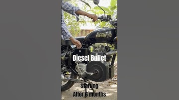 My Diesel Bullet starting after 6 months. 😥🥵 #diesel