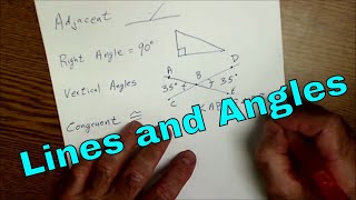 Lines and Angles. Parallel Lines, Angle Terms and Angle Problems