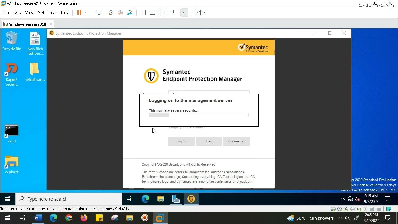 How to login to symantec endpoint protection manager console youtube