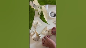 DIY origami envelopes from old-unused book, as seeds storage #GardenCraft