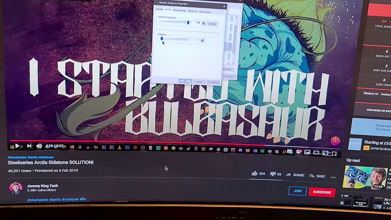 How to fix sidetone on the Steelseries Artic Pro (Gamedac method)