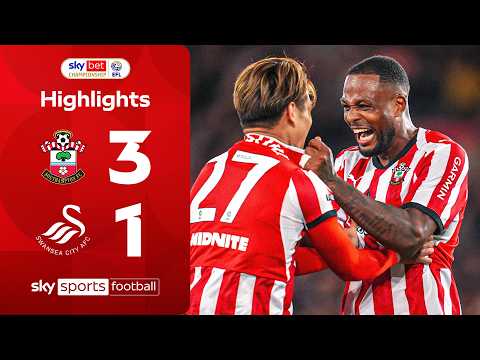 Saints down league leaders! | Southampton 3\u002D1 Swansea | EFL Highlights
