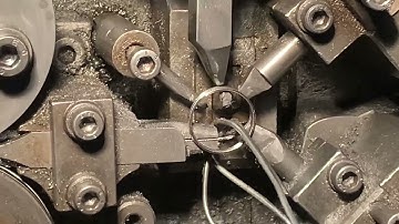 2023  key ring making machine , steel wire circle  forming machine , spring coil machine