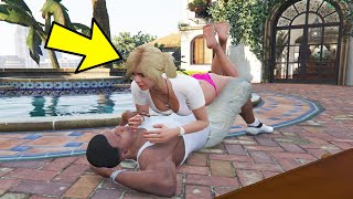 What Franklin And Tracey Do in The Pool in GTA 5 (Michael Caught Them)