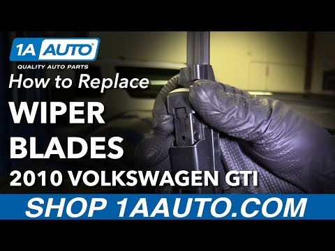 How to Replace Windshield Wipers 10-14 Volkswagen GTI