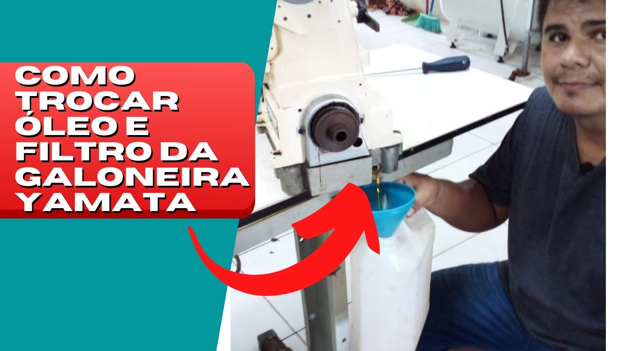 Aprenda trocar o óleo e o filtro da galoneira Yamata FY2500/Nissin/Nitaka | #como troca VD1