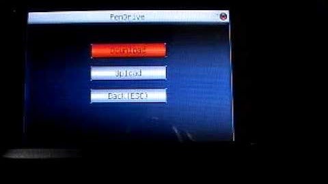 Fingerprint Attendance System X990 - How to Download data to Pendrive