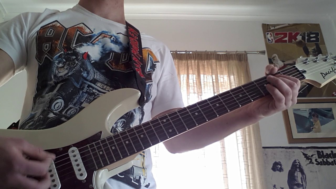 AC/DC - Shot down in flames (guitar cover) - YouTube