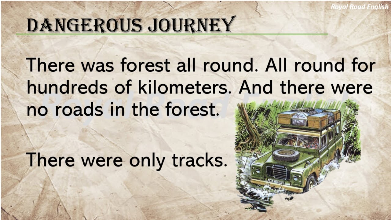Learning English through story - An amazing story - Dangerous Journey Interesting Story