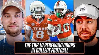 Top-10 Receiving Corps in College Football: Miami, Texas & MORE!