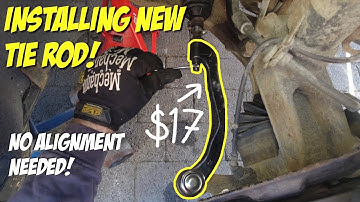 HOW TO REPLACE OUTER TIE ROD! NO ALIGNMENT NEEDED!