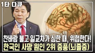 한국인 사망 원인 2위! 발병 후 3시간 이내에 신속한 조치를 해야 한다! 중풍이라고도 불리는 뇌졸중의 예방과 치료방법은? (KBS 20131031 방송)