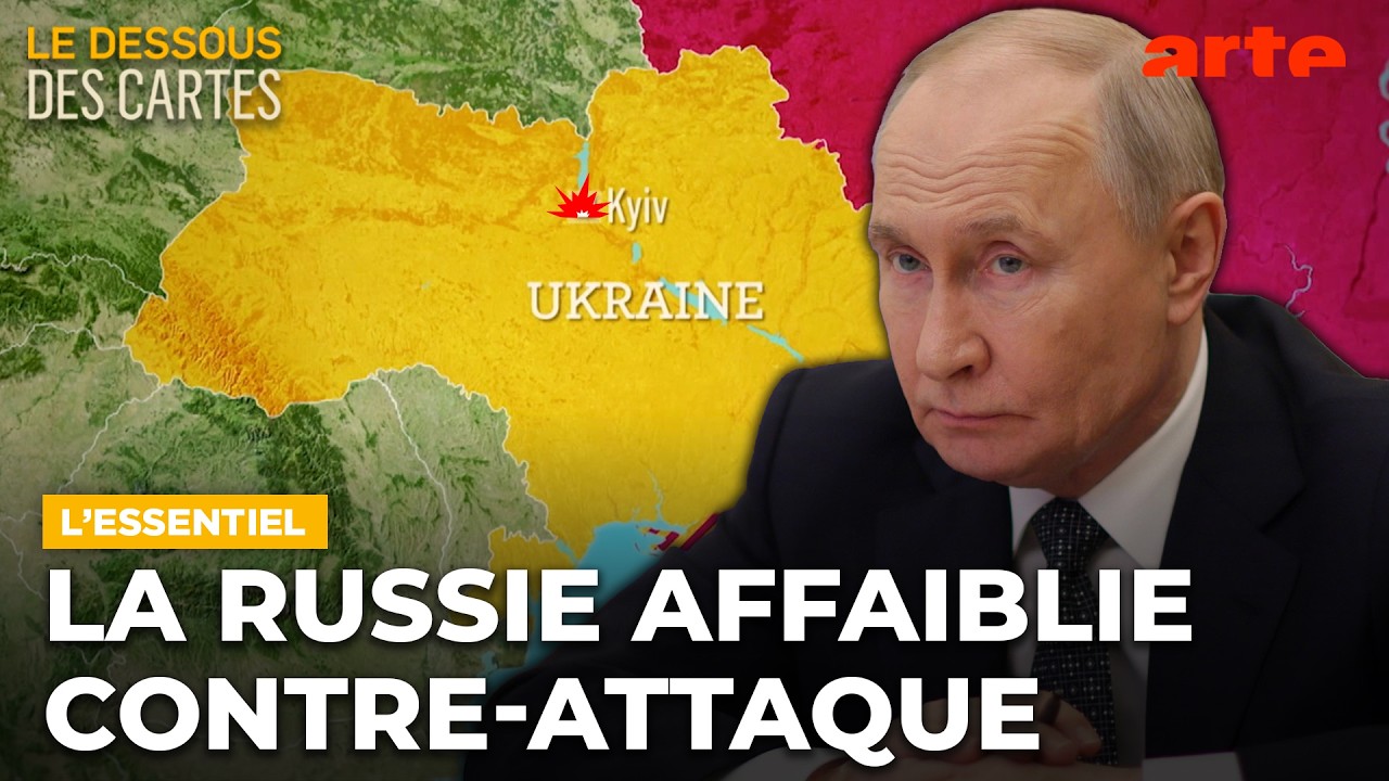 La Russie affaiblie contre-attaque | L'Essentiel du Dessous des cartes | ARTE