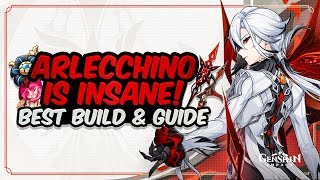 COMPLETE ARLECCHINO GUIDE! Best Arlecchino Build - Artifacts, Weapons &amp; Showcase | Genshin Impact